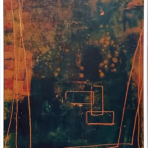 "Out of the Box," original painting by me - Picture 2 of 2